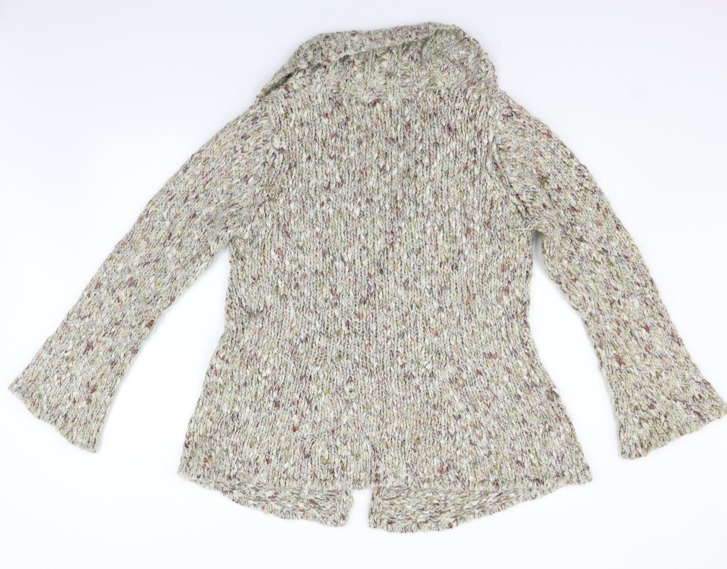 Marks and Spencer Womens Beige   Cardigan Jumper Size 14