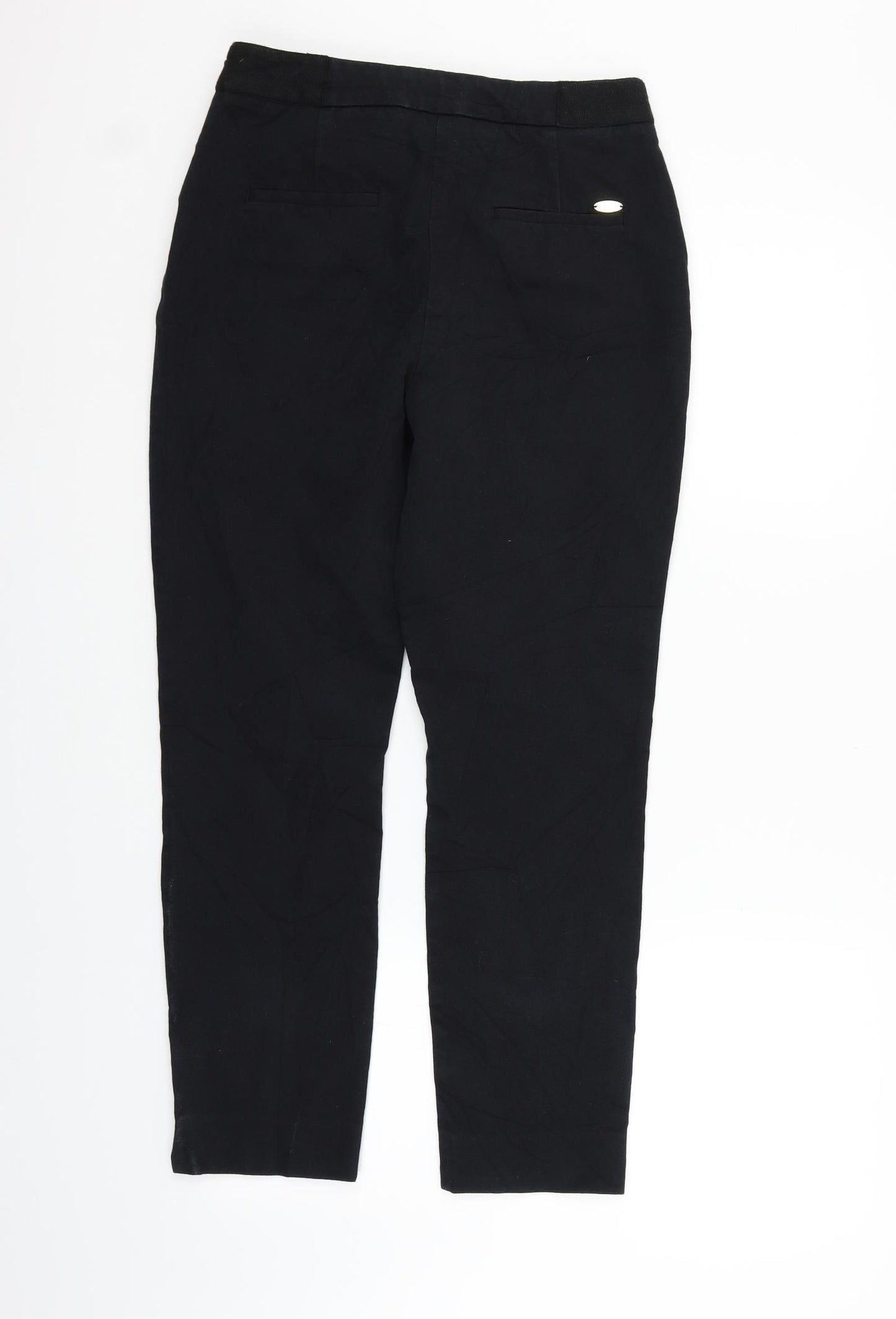 Per Una Womens Black   Trousers  Size 10 L25 in