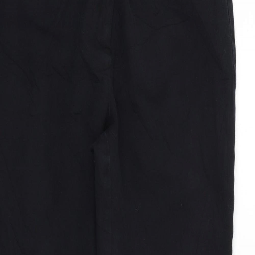 Per Una Womens Black   Trousers  Size 10 L25 in