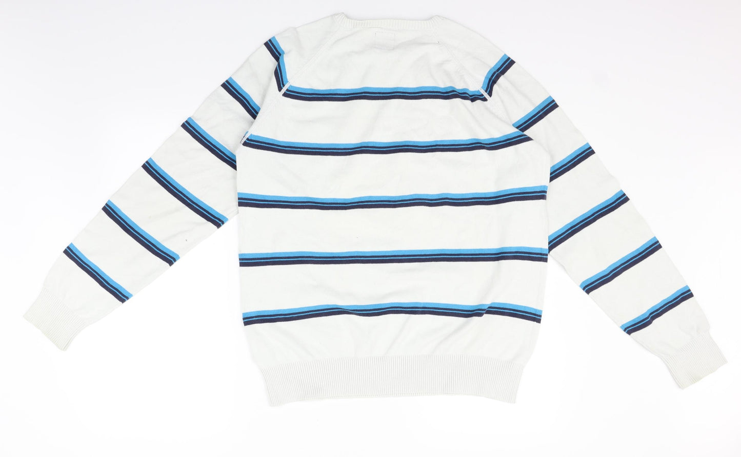 Janie and Jack Mens Silver   Henley Jumper Size XL