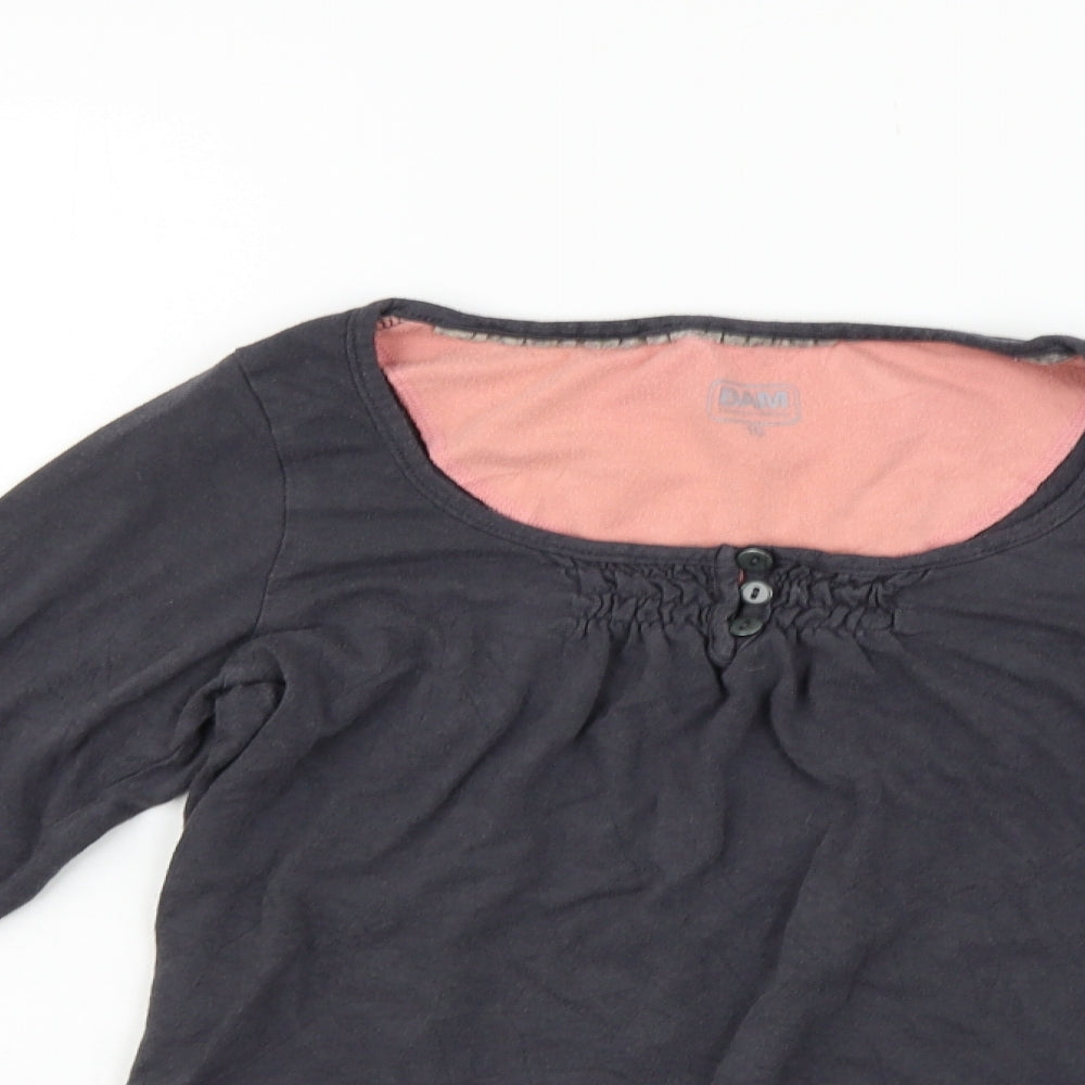 BAM Womens Grey   Basic T-Shirt Size 10