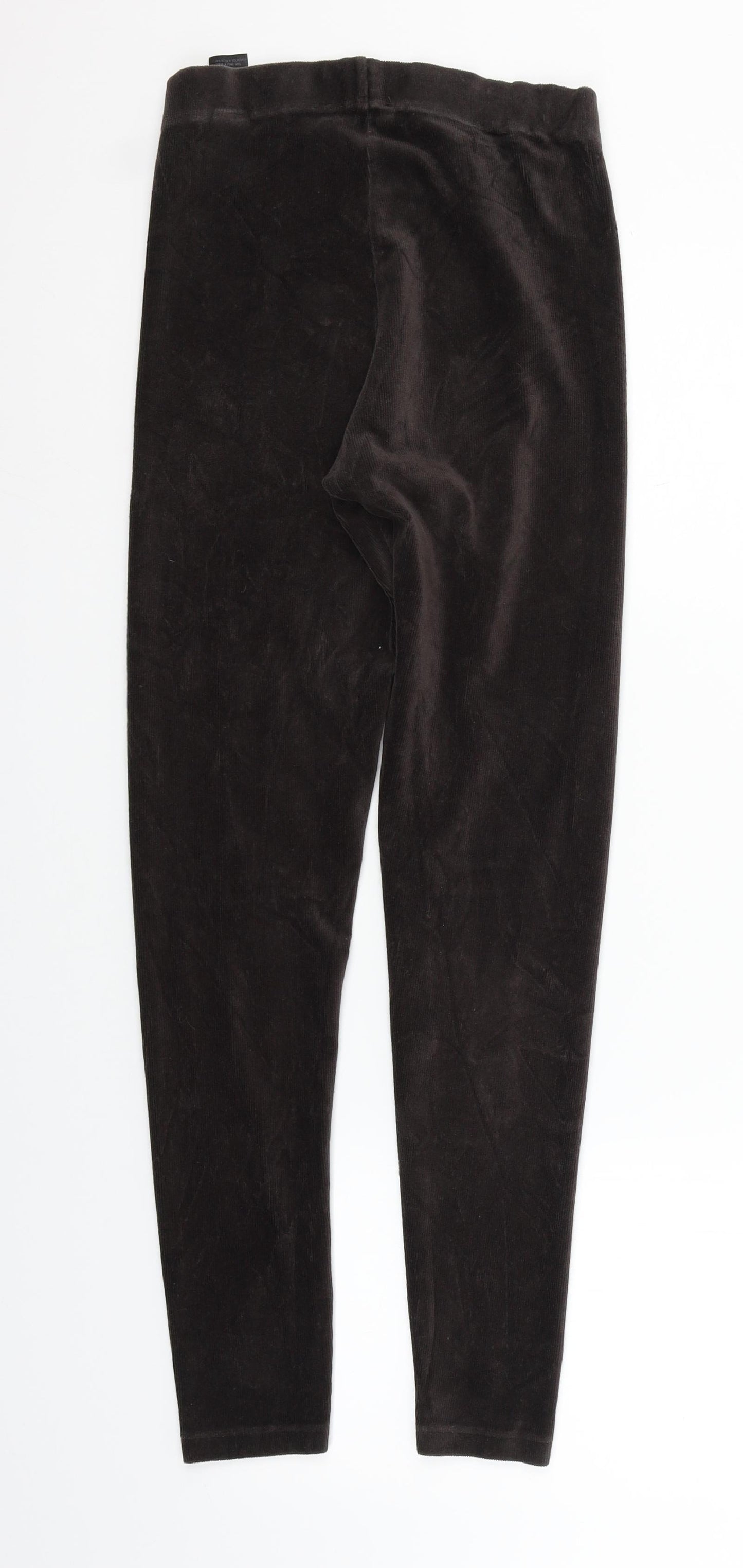 Marks and Spencer Womens Brown   Trousers  Size 8 L25 in