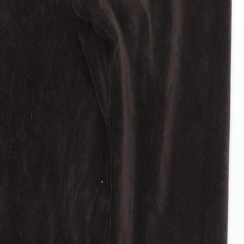 Marks and Spencer Womens Brown   Trousers  Size 8 L25 in