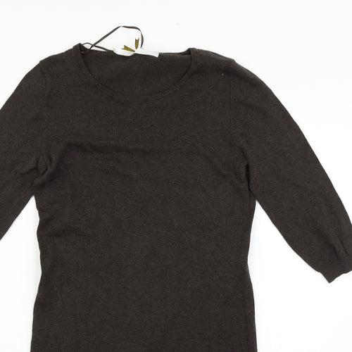 NEXT Womens Brown   Jumper Dress  Size 10