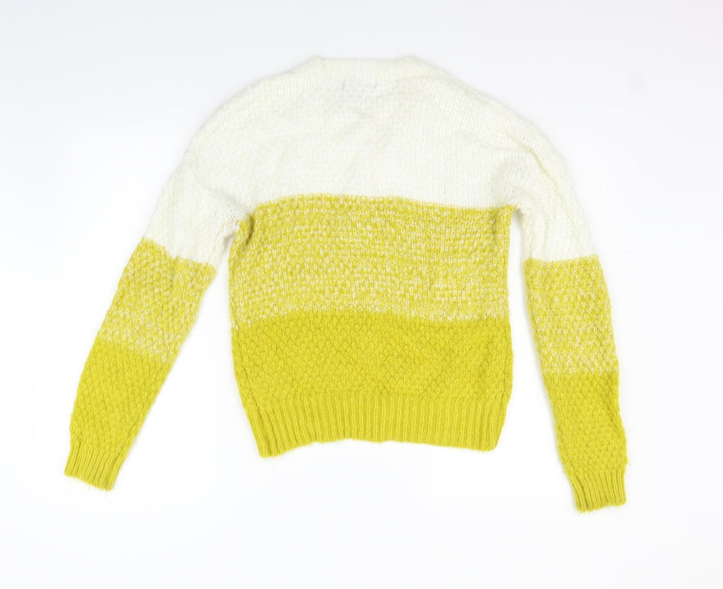 Primark Womens Yellow   Pullover Jumper Size S