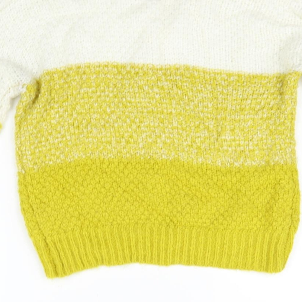 Primark Womens Yellow   Pullover Jumper Size S