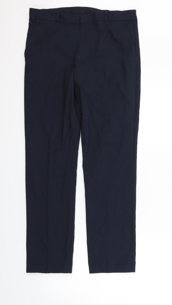 Marks and Spencer Girls Blue   Carrot Trousers Size 15-16 Years