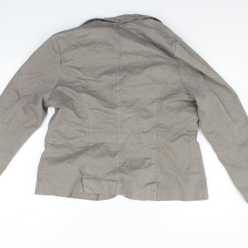 Maine Womens Grey   Jacket Coat Size L