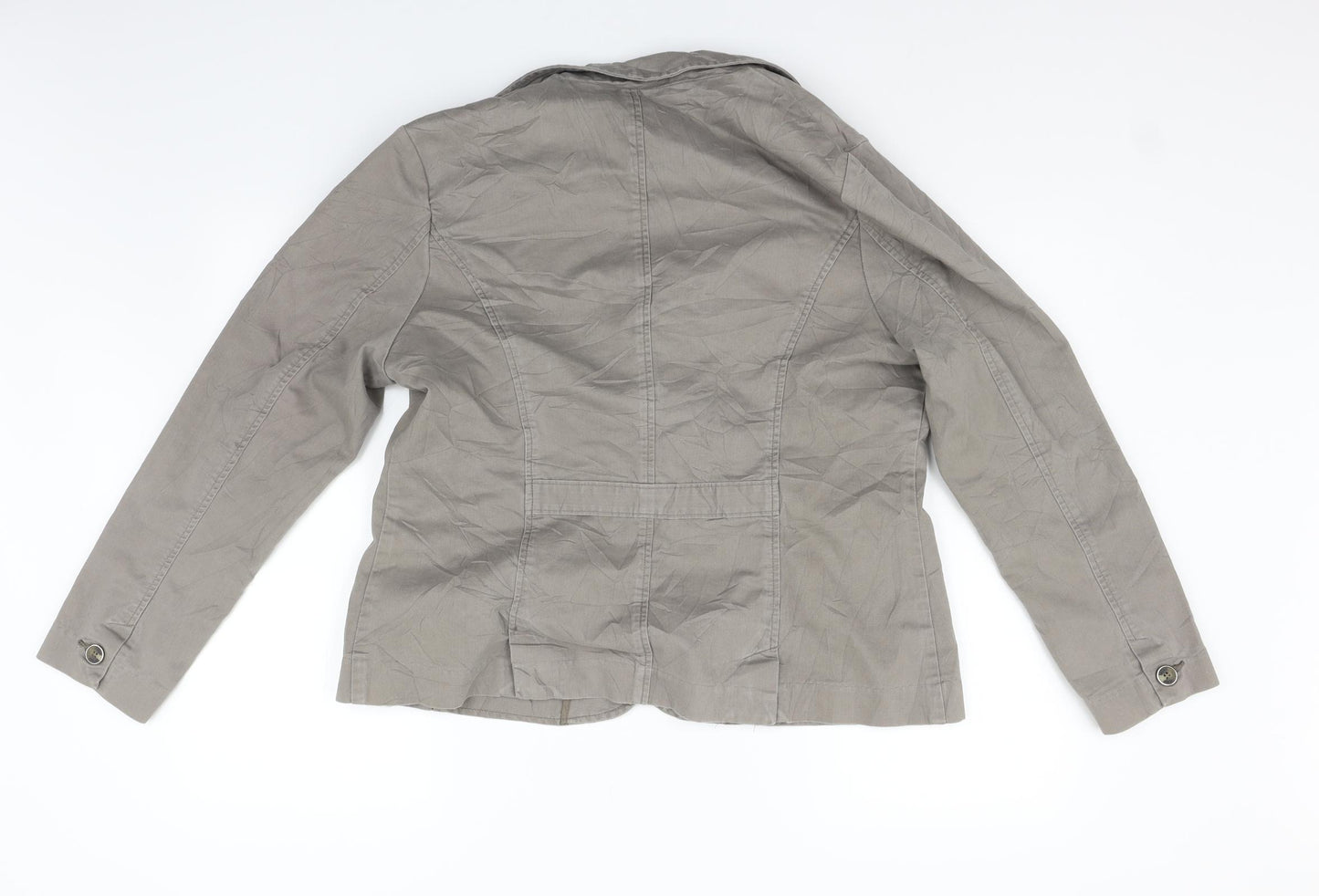 Maine Womens Grey   Jacket Coat Size L