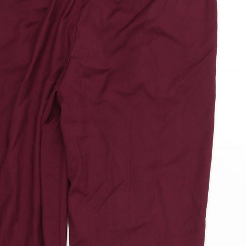 Marks and Spencer Womens Purple   Trousers  Size 14 L25 in