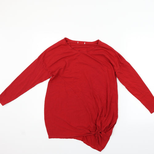 mamas & papas Womens Red   Basic T-Shirt Size 8