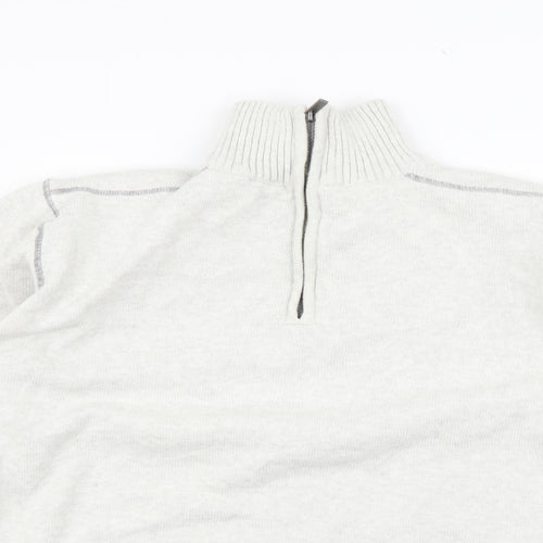 George Mens White   Pullover Jumper Size 2XL