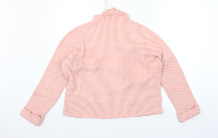 H&M Womens Pink Pullover Jumper Size S