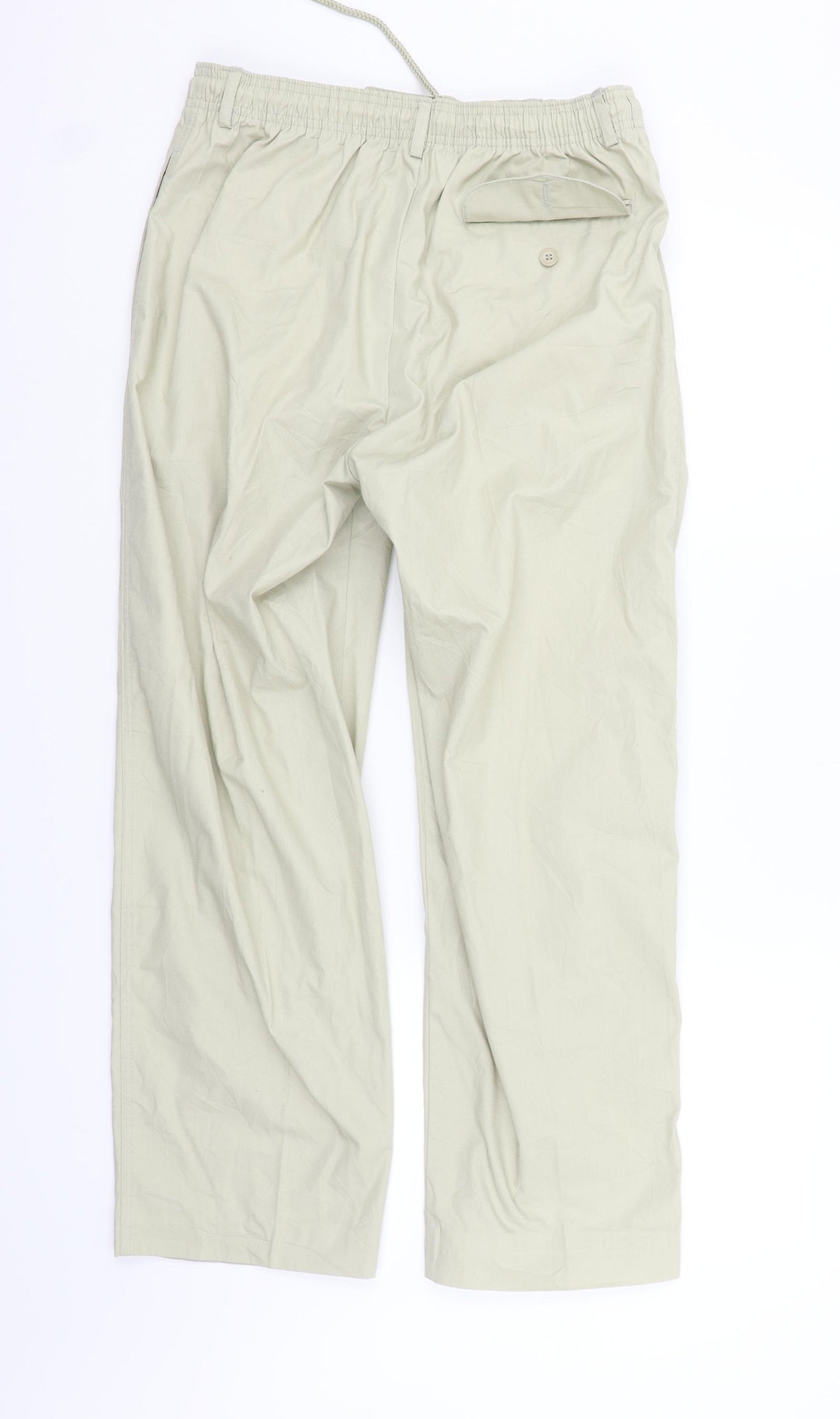 Preworn Womens Beige Houndstooth  Trousers  Size M L27 in