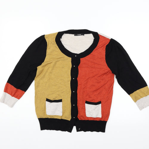 George Womens Orange   Cardigan Jumper Size 12