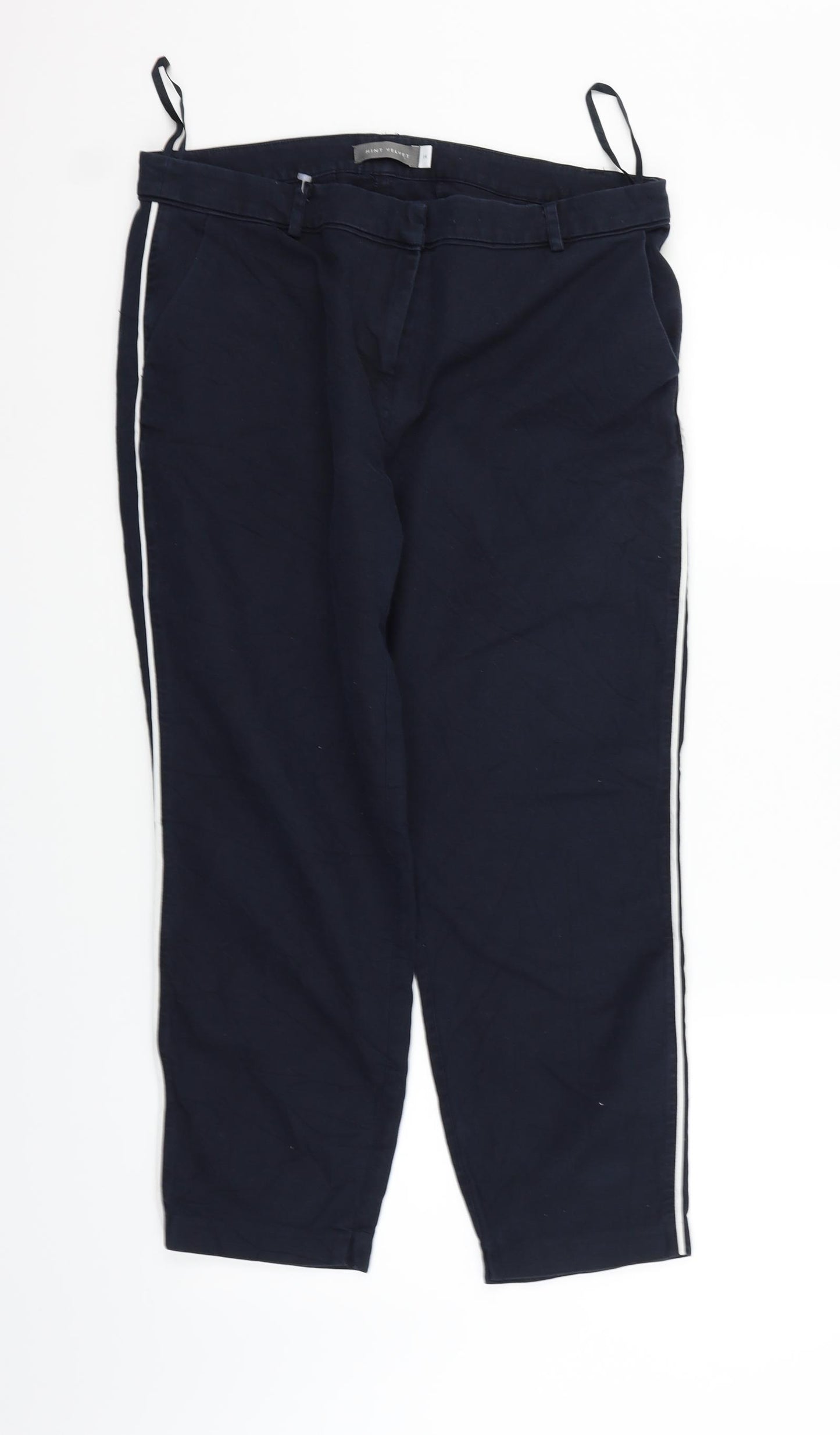 Mint Velvet Womens Blue   Trousers  Size 14 L25 in