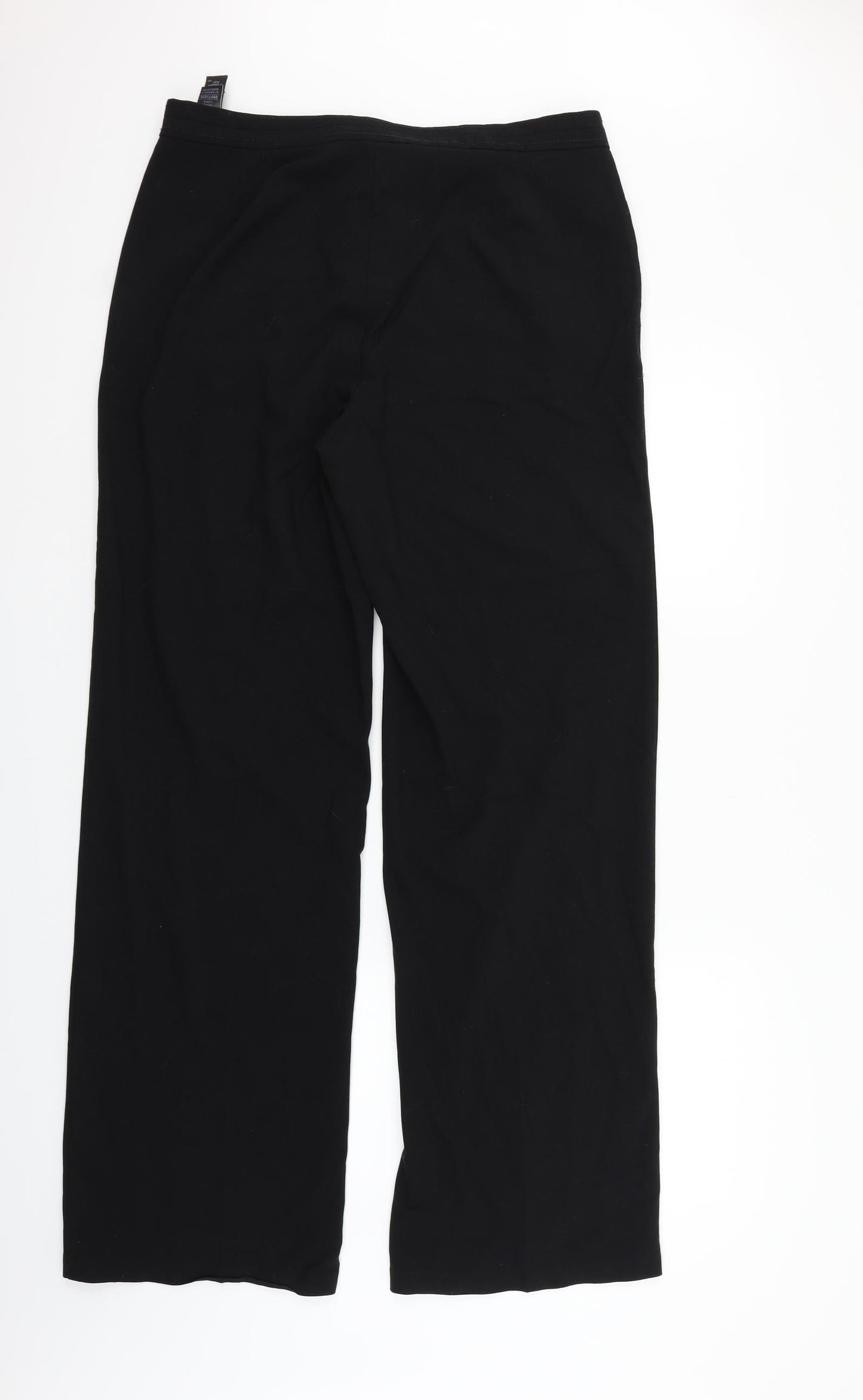 Marks and Spencer Womens Black   Trousers  Size 14 L33 in