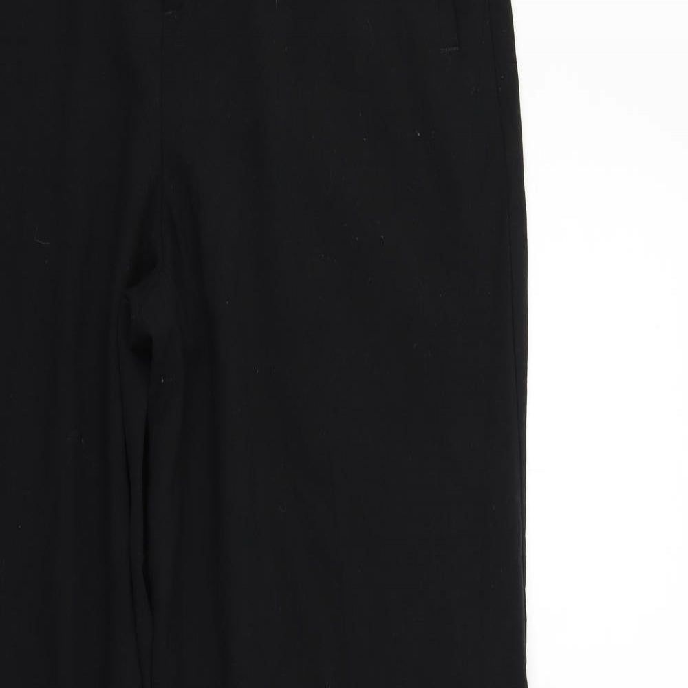 Marks and Spencer Womens Black   Trousers  Size 14 L33 in