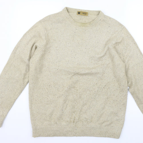 Marks and Spencer Mens Beige   Pullover Jumper Size M