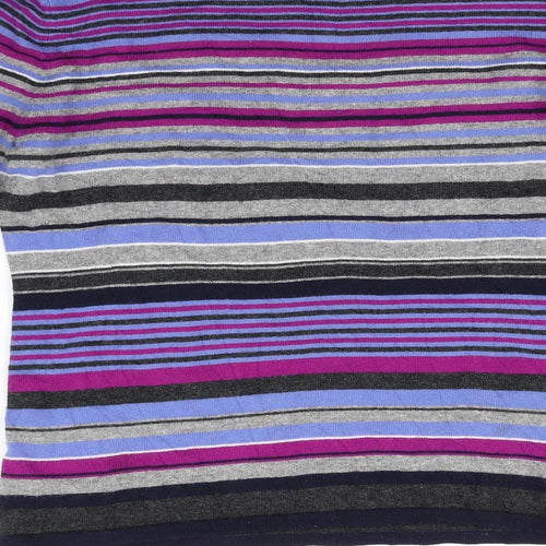 Gerry Weber Womens Blue Striped  Pullover Jumper Size M