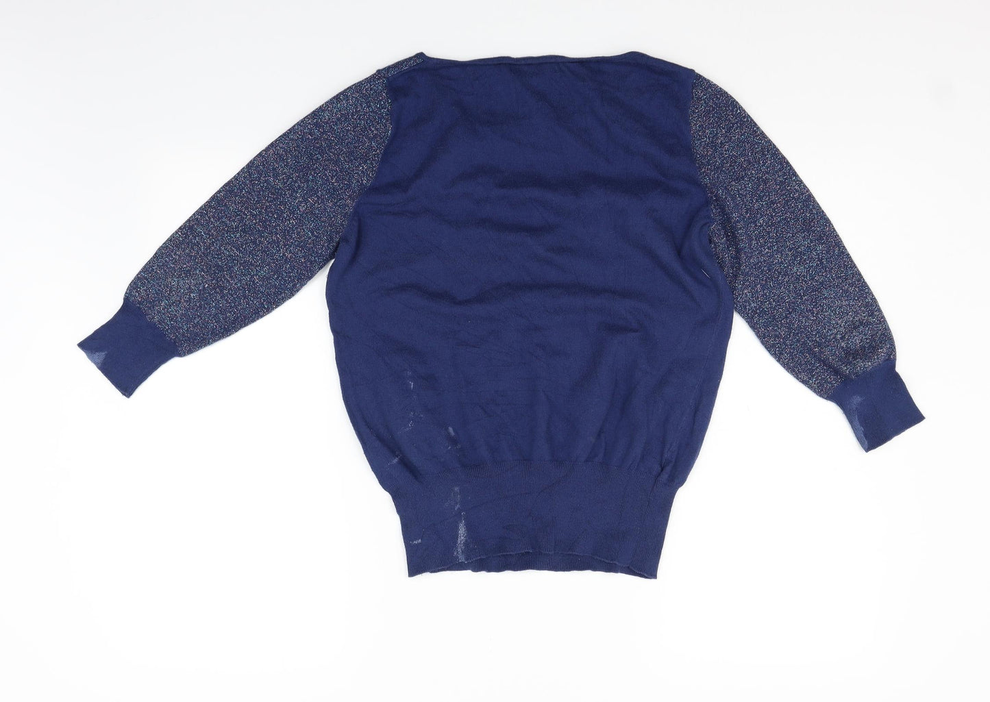 Marks and Spencer Womens Blue   Pullover Jumper Size 14  - washable marks