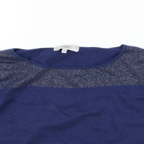 Marks and Spencer Womens Blue   Pullover Jumper Size 14  - washable marks