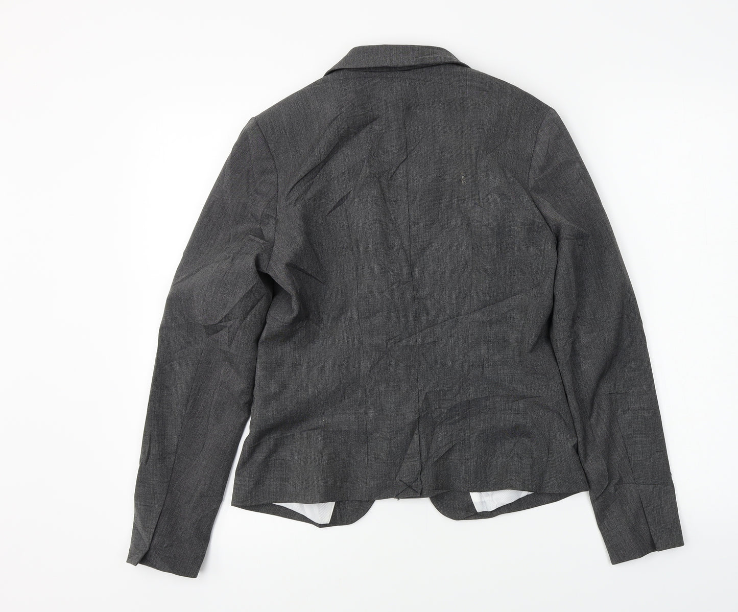 H&M  Womens Grey   Jacket Blazer Size 8