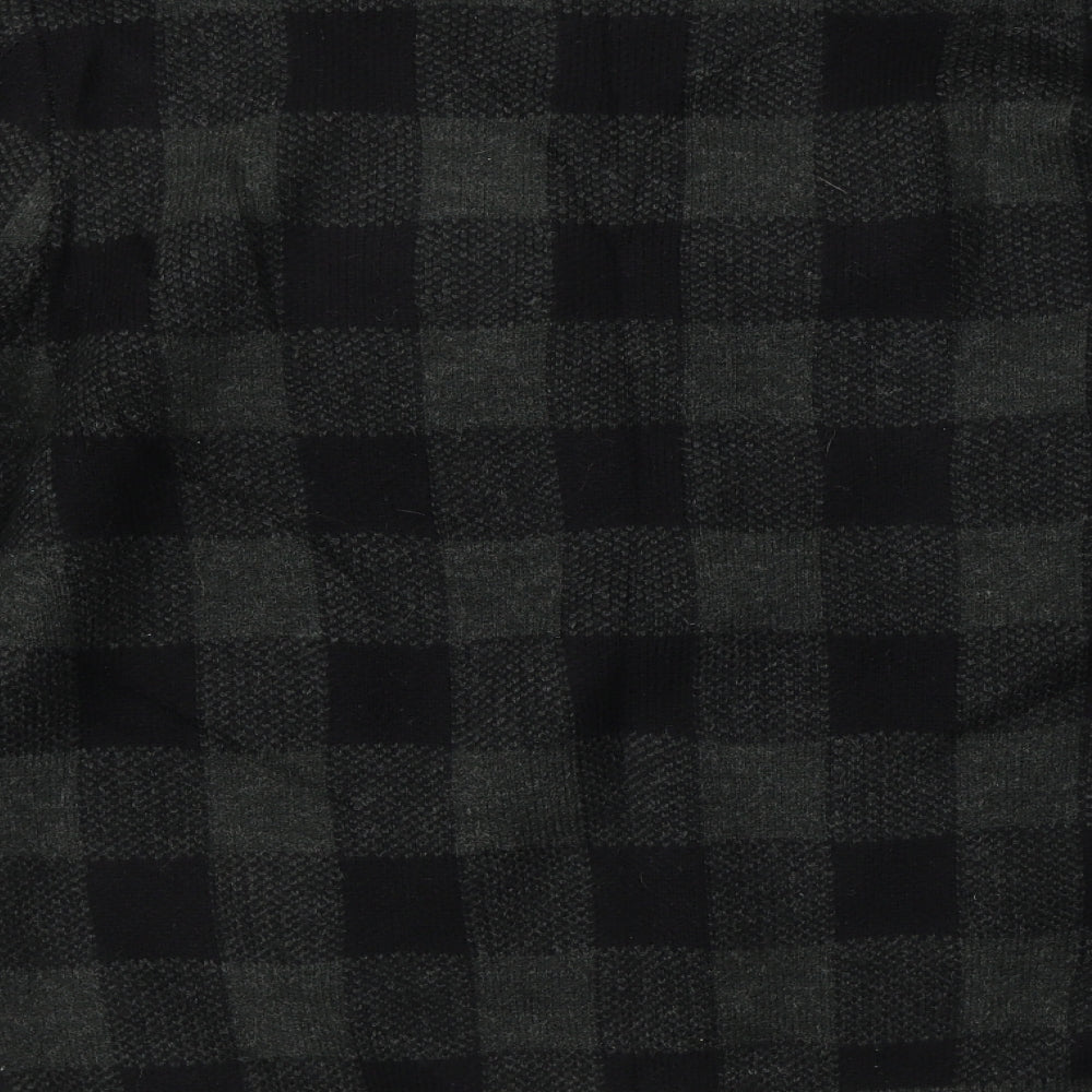 Red Herring  Mens Green Check  Pullover Jumper Size L
