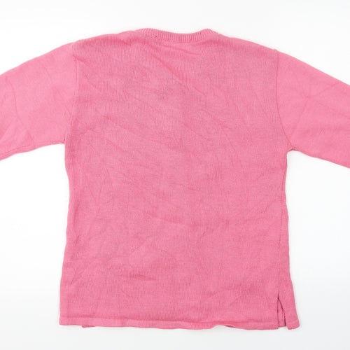 solution  Womens Pink   Cardigan Jumper Size M
