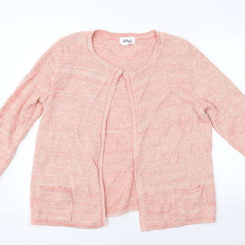 Afibel  Womens Orange   Cardigan Jumper Size 16
