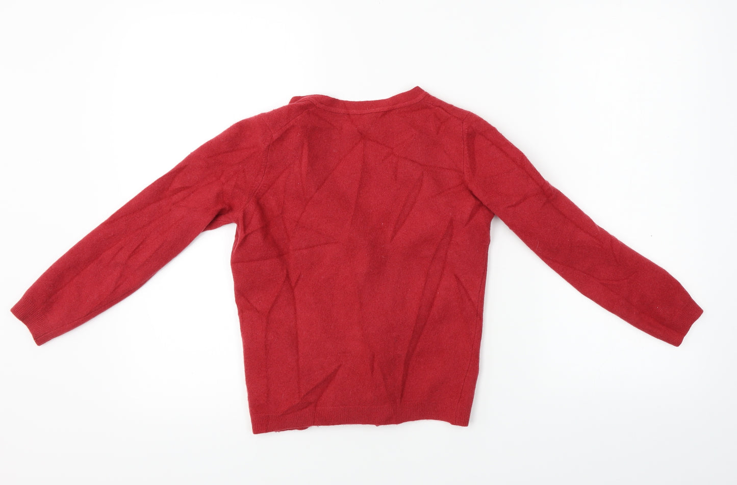 United Colors of Benetton  Womens Red   Cardigan Jumper Size M