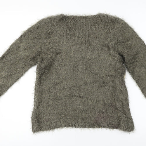 Marbel  Womens Grey   Pullover Jumper Size S