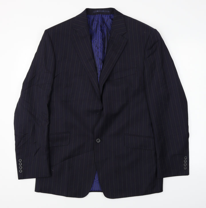 Marks and Spencer Mens Blue Jacket Blazer Size 40