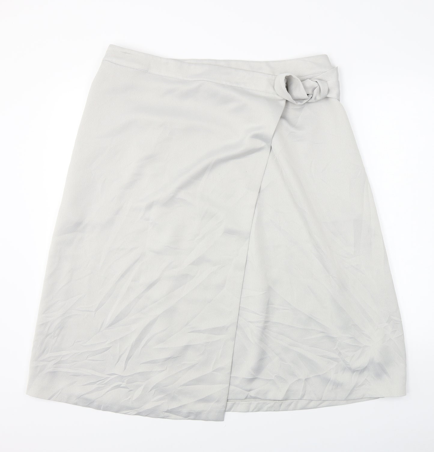 Marks and Spencer  Womens Grey   A-Line Skirt Size 38 in