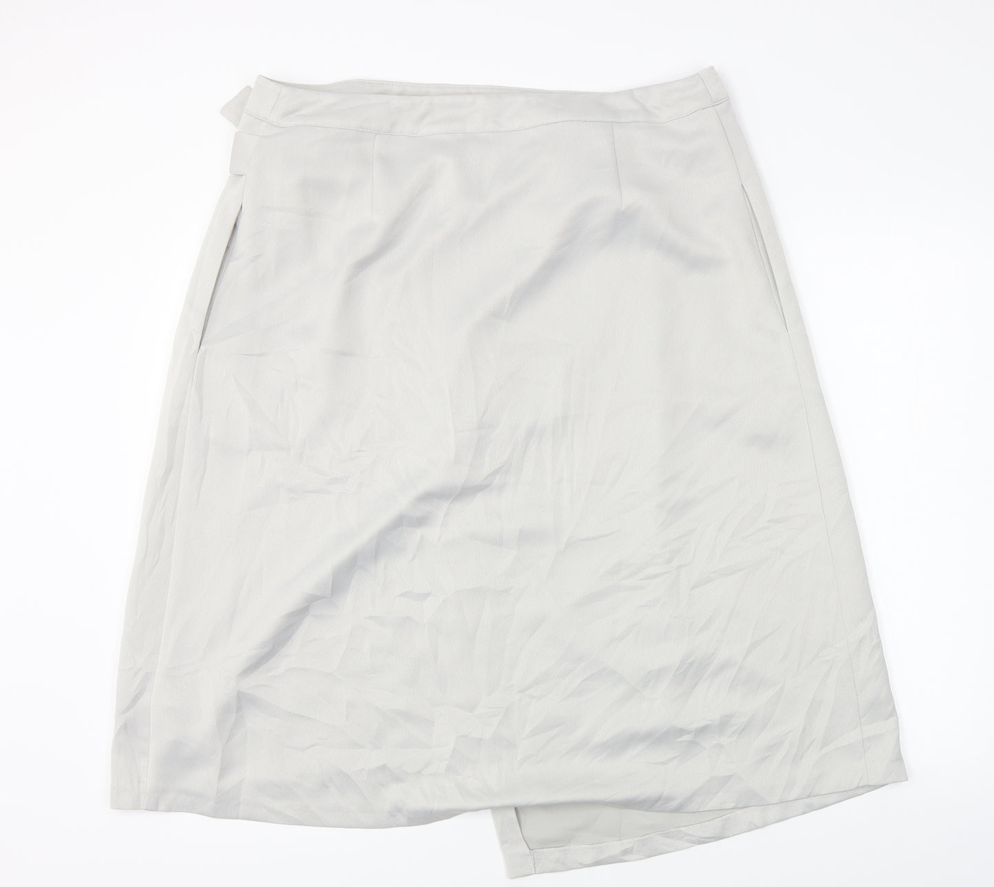 Marks and Spencer  Womens Grey   A-Line Skirt Size 38 in