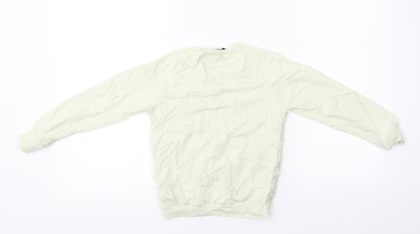 George  Girls Green   Pullover Jumper Size 7-8 Years