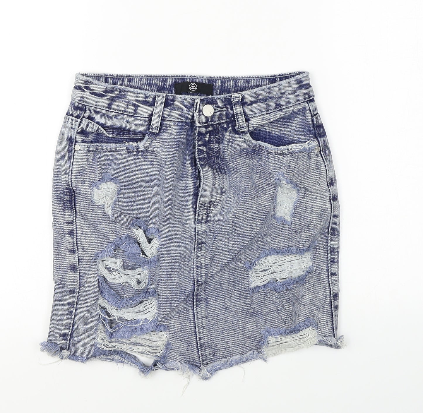 Missguided  Womens Blue   Bandage Skirt Size 26 in