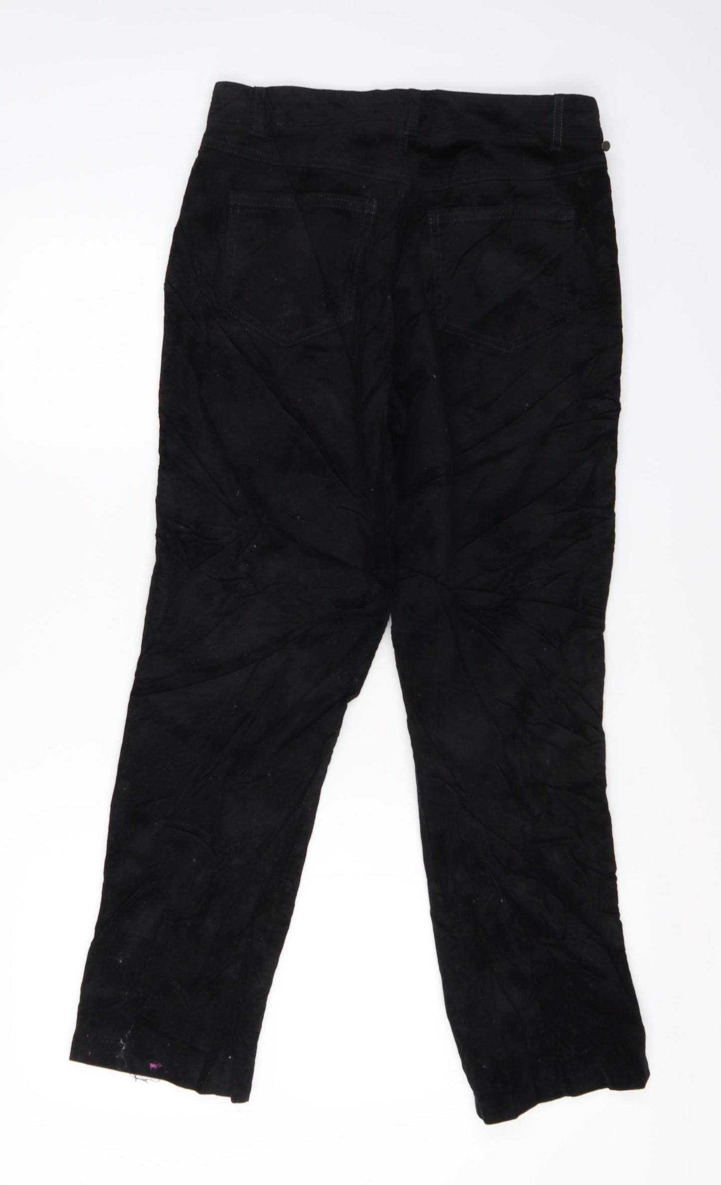 Preworn  Womens Black   Trousers  Size 30 in L23 in