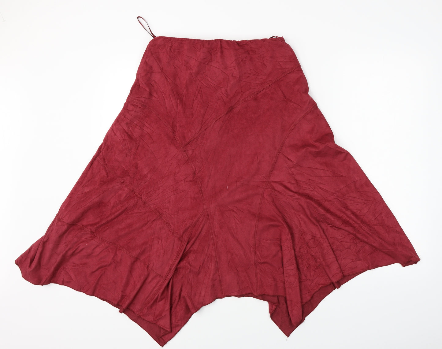 Per Una  Womens Red   A-Line Skirt Size 10