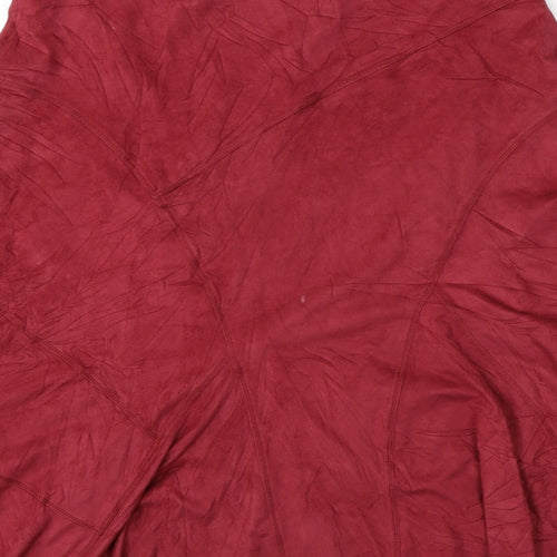 Per Una  Womens Red   A-Line Skirt Size 10