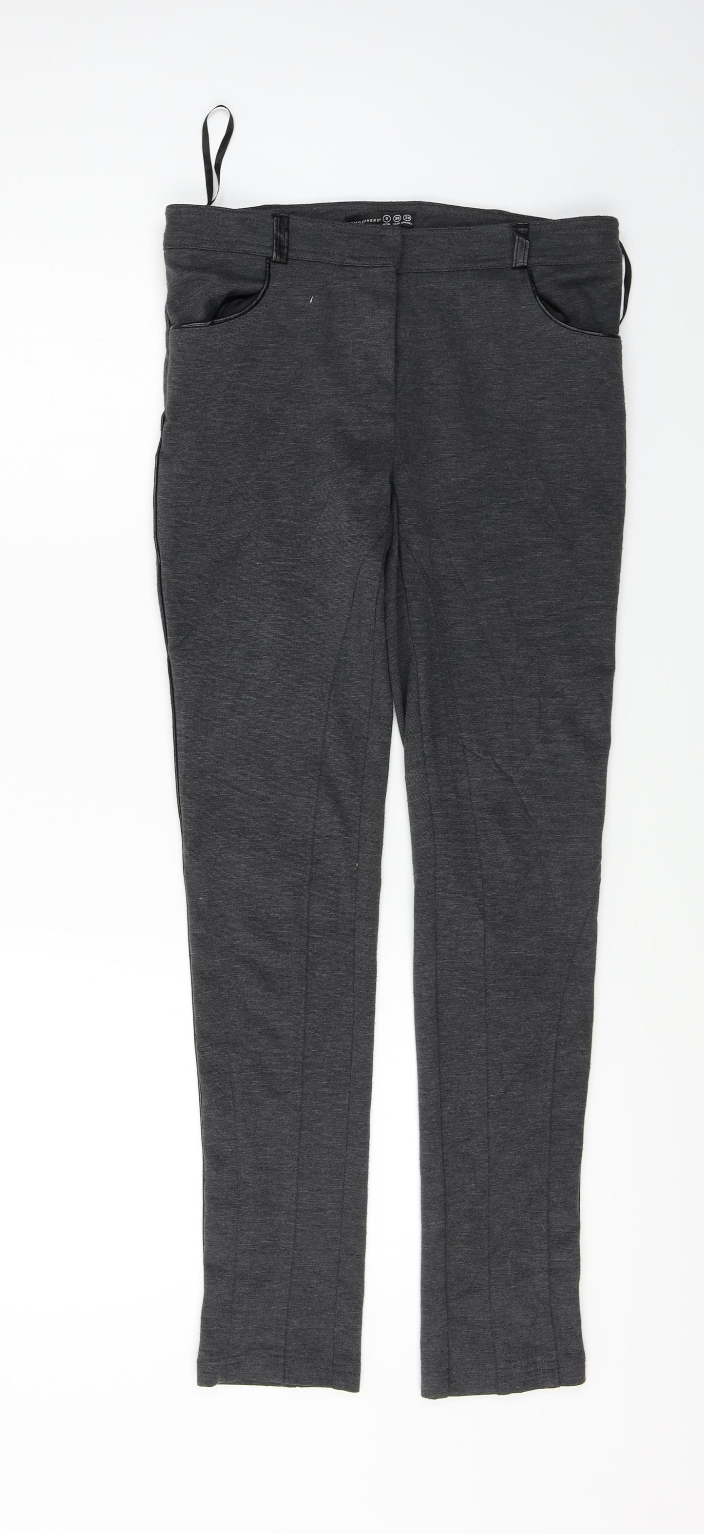 Atmosphere  Womens Grey   Trousers  Size 8 L24 in