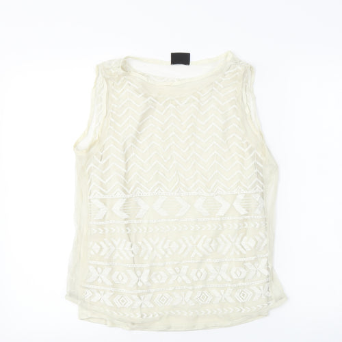 villa Womens Beige   Basic T-Shirt Size S