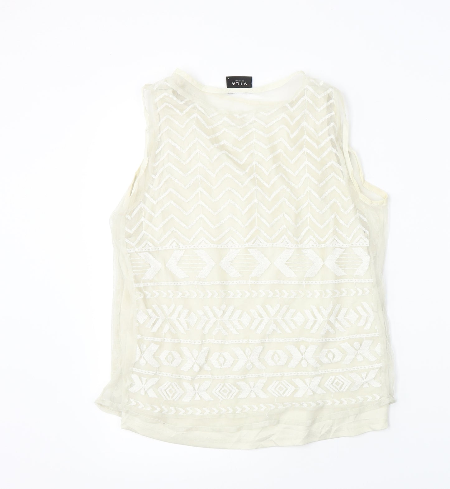 villa Womens Beige   Basic T-Shirt Size S