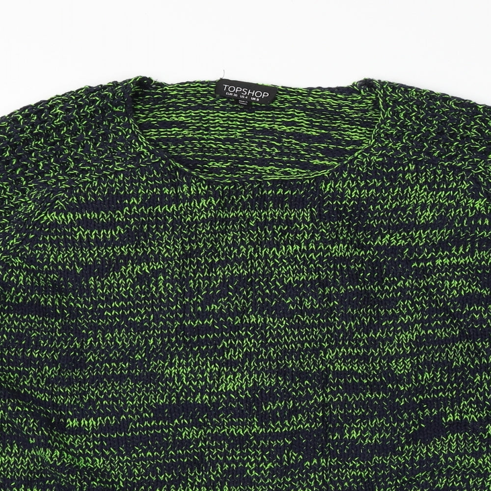 Topshop  Womens Black   Pullover Jumper Size 8