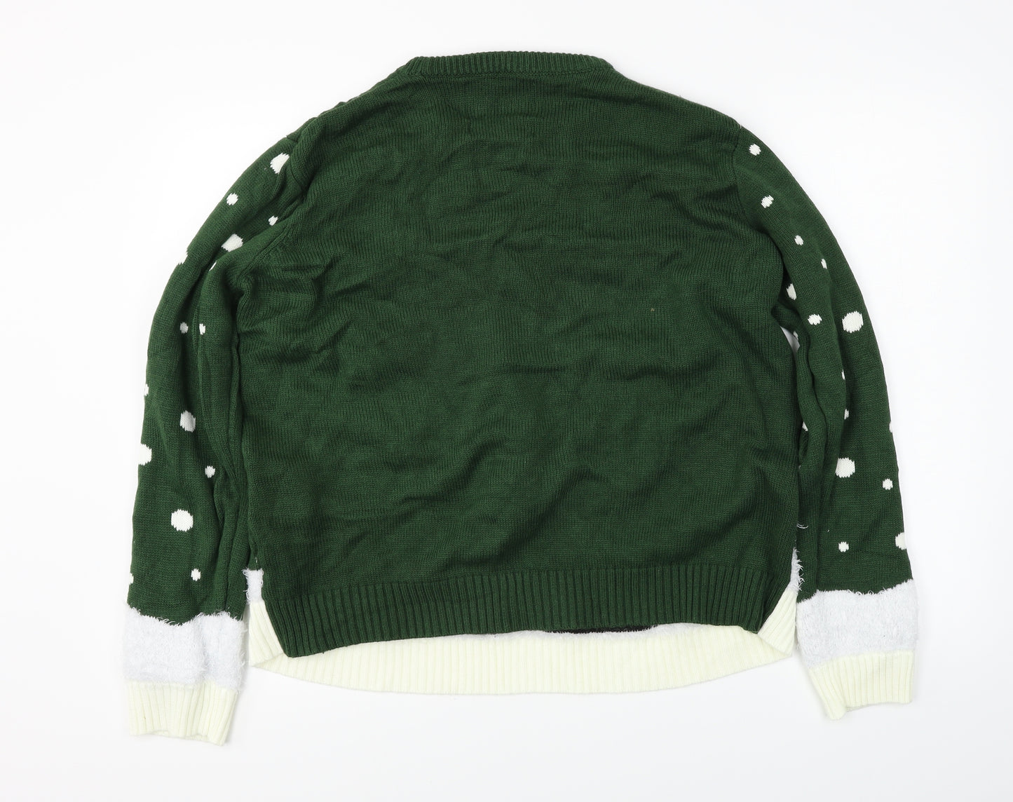 Cedar Wood State  Mens Green   Pullover Jumper Size 2XL  - Christmas Jumper