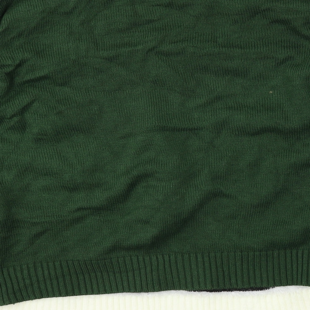 Cedar Wood State  Mens Green   Pullover Jumper Size 2XL  - Christmas Jumper