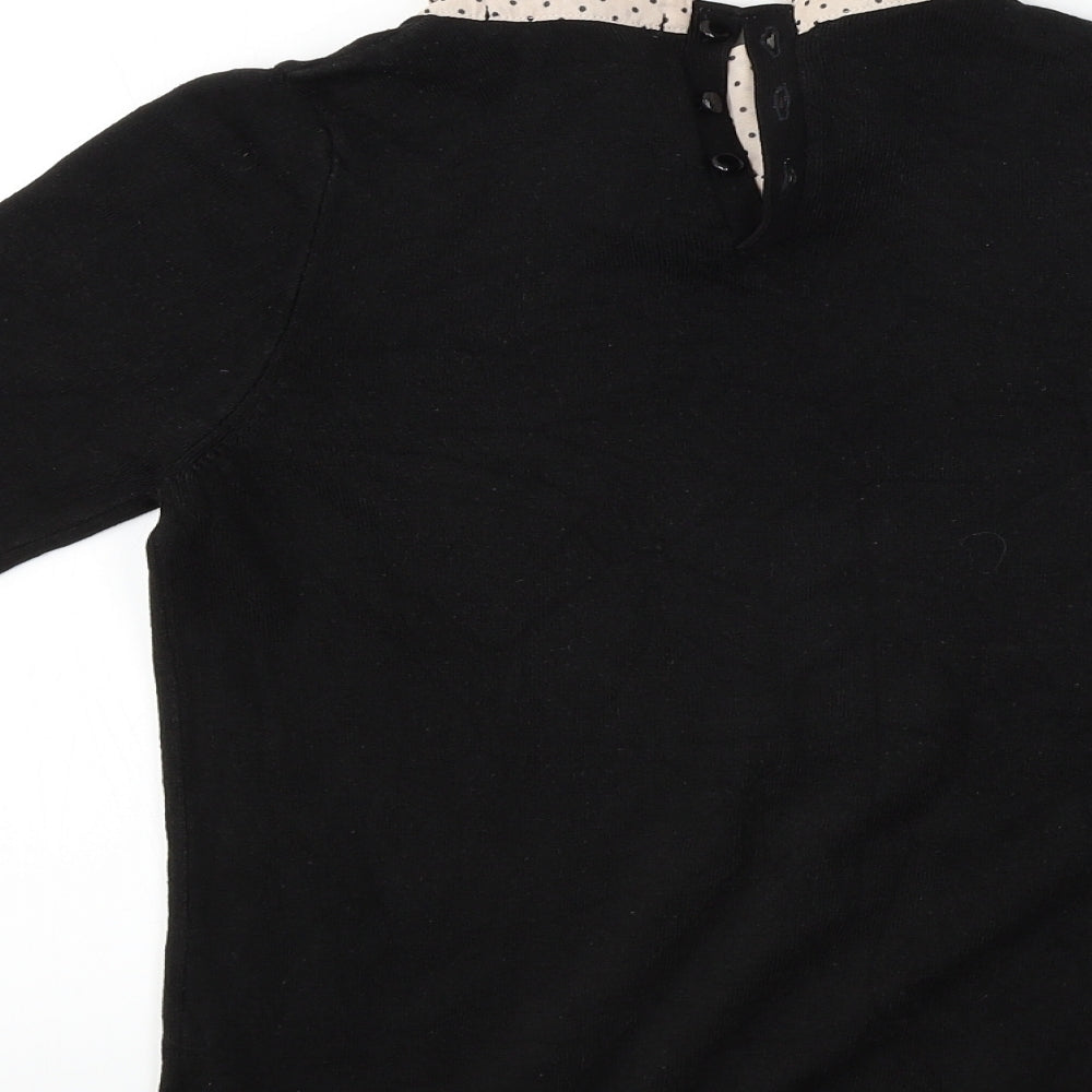 Marks and Spencer  Womens Black   Pullover Jumper Size 8
