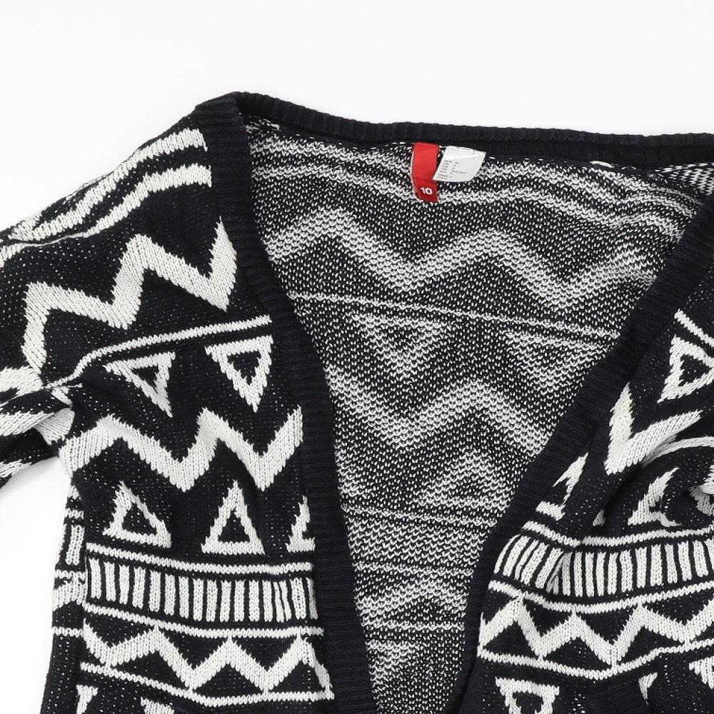 H&M  Womens Black   Cardigan Jumper Size 10
