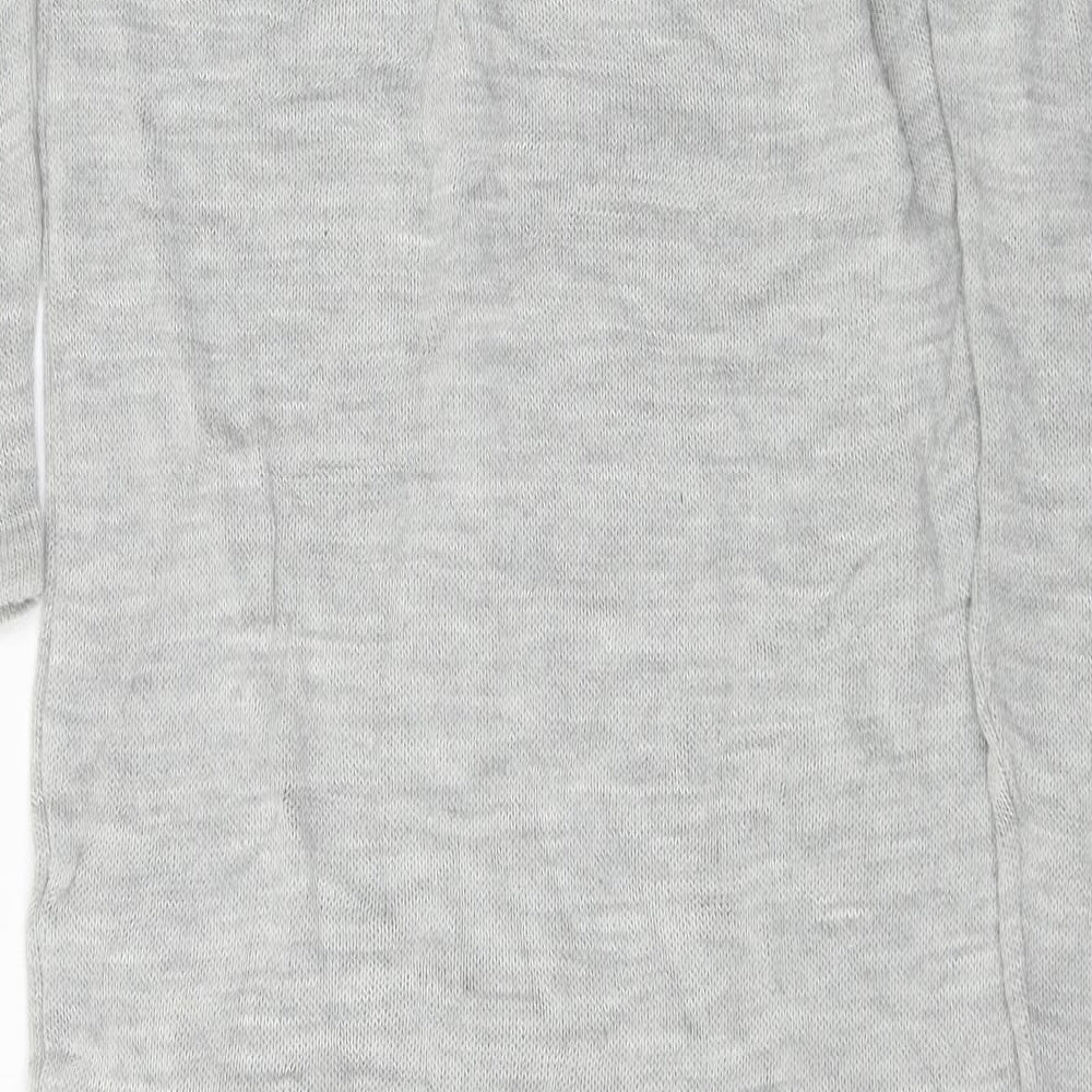 PRETTYLITTLETHING Womens Grey   Jumper Dress  Size 8
