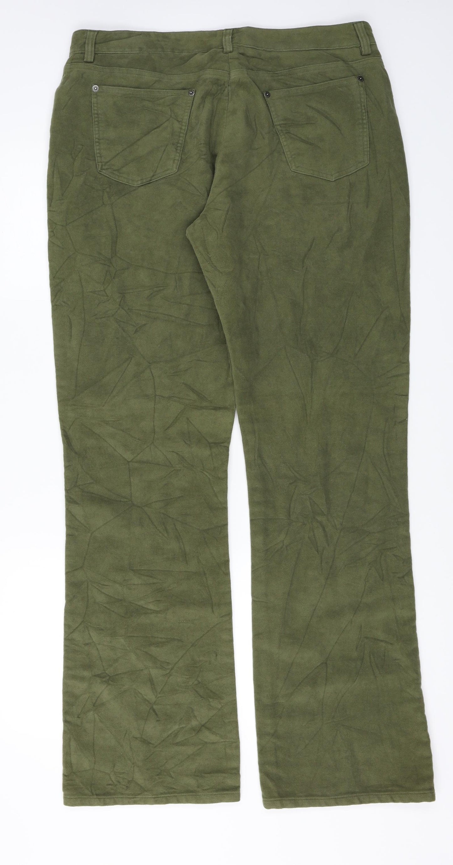 Jigsaw  Womens Green   Trousers  Size 16 L28 in